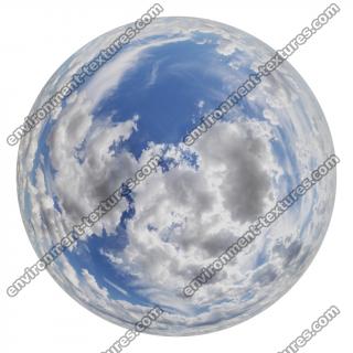 HDRi Skydome of Blue Clouded Sky 16K